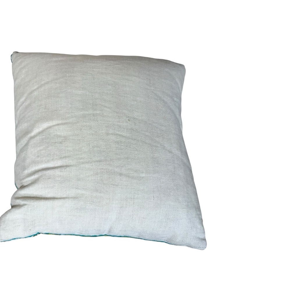 Embroidered Butterfly Throw Pillow‎ - Picture 6 of 8